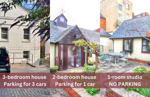 Cheltenham Casa | Vernon Place town centre, Vernon Cottage 3-bed with parking, 1A Vernon Court 2-bed with parking, 1B studio no parking, off the High Street next to Sandford Park