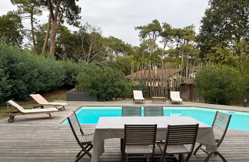 Le Canon Casa | MUY BONITA CASA FAMILIAR CON PISCINA EN CANON. (A 5 km del centro de Cap Ferret)