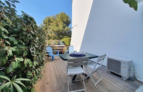 La Petite Motte Apartamento | VERY NICE STUDIO WITH GARDEN CLOSE TO LA GRANDE MOTTE TOWN CENTER