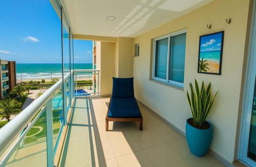 Antonio Diogo Apartamento | VGFUN-447 3 quartos 2 wcs Vista Mar Pé na Areia Praia do Futuro