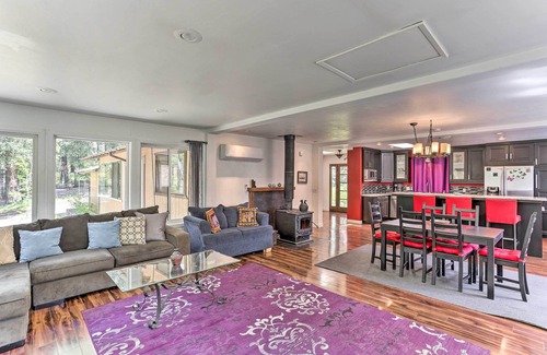 Weaverville Casa | Vibrant Weaverville Escape w/ Deck & Creek!