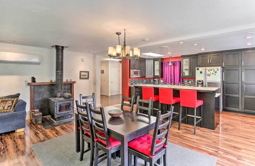 Weaverville Casa | Vibrant Weaverville Escape w/ Deck & Creek!