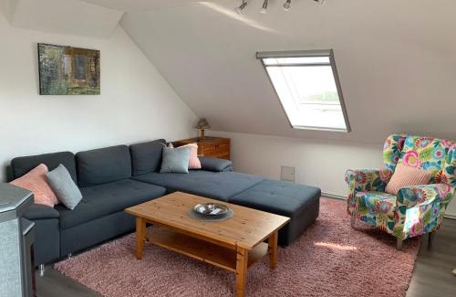 Petershagen b Fredersdorf b Berlin Apartamento | Vierseitenhof Hasenfelde - Ferienwohnung Feldblick