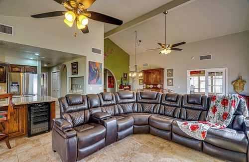 Rio Rico Casa | Views + Fire Pit: Hilltop Retreat in Rio Rico!