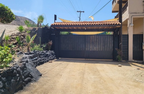 La Fonda Casa | Views to teh ocean and very big outfdoor patio with fire place