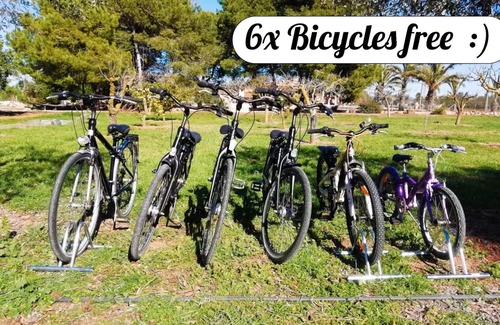 Campos Casa | Villa a 1'5km de playa de Es Trenc. Piscina. Bicicletas. Parque Infantil.