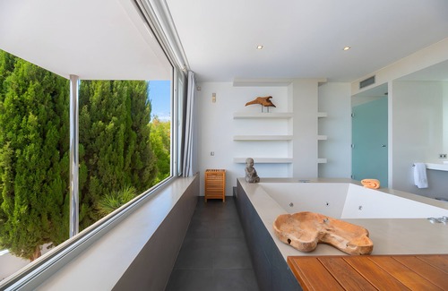Sant Josep de sa Talaia Villa | Villa '10-9' con vistas al mar, Wi-Fi y aire acondicionado
