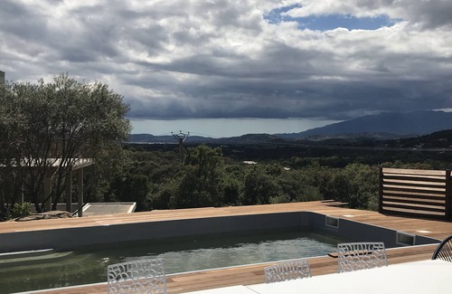 Cirendinu Casa | Villa nueva, 4 habitaciones, piscina, bonita vista del golfo de Porto-Vecchio