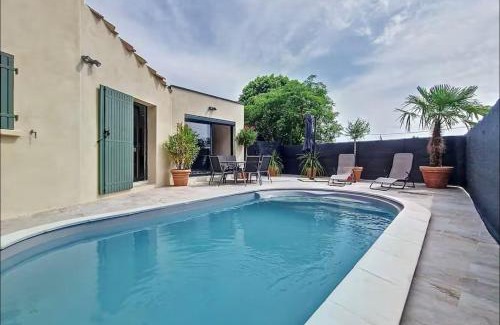 Saint-Maximin Casa | Villa 6 pers - grande terrasse & piscine privée