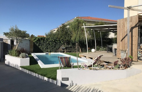 Torreilles Casa | Villa 800m from the beach with swimming pool, garden and large shaded terraces