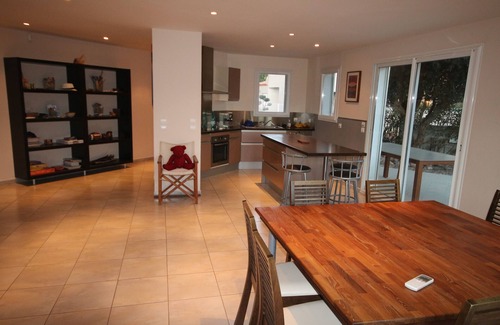Saint-Cyprien Plage Villa | VILLA 9 pers a 500 m del MAR - PISCINA 28 ° - Terraza de teca - TRANQUILA - 1 km GOLF