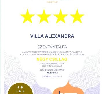 Szentantalfa Villa | Villa Alexandra Szentantalfa