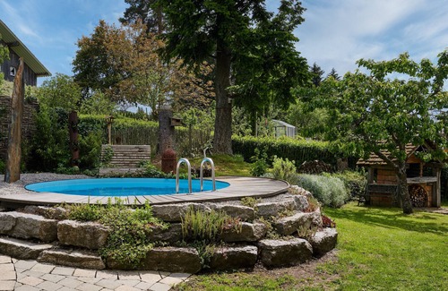 Bottingen Villa | Villa 'Am Solberg' con piscina privada, terraza privada y Wi-Fi
