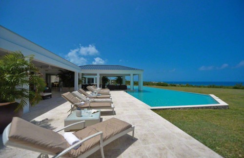 Les Terres Basses Villa | Villa Ambiance - Villa de lujo con vista al mar con 4 habitaciones - maravillosa piscina y vista