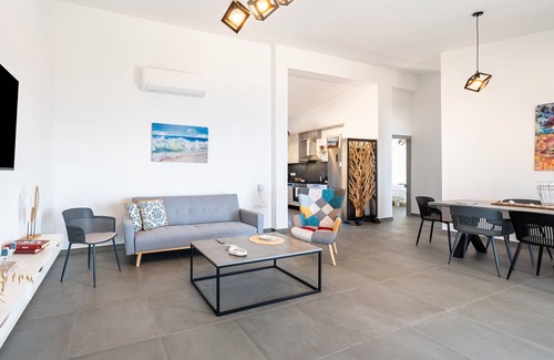 Katsimatika Villa | Villa 'Areti' con vistas al mar, Wi-Fi y aire acondicionado