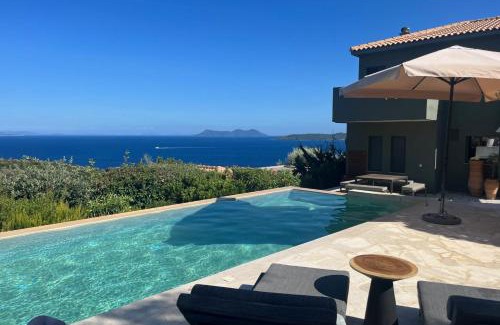 Sivota Villa | Villa Arkoudi - Enjoy panoramic ocean views from a serene mountain setting