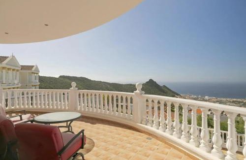 Costa Adeje Villa | Villa Athena with private heated pool and sea views