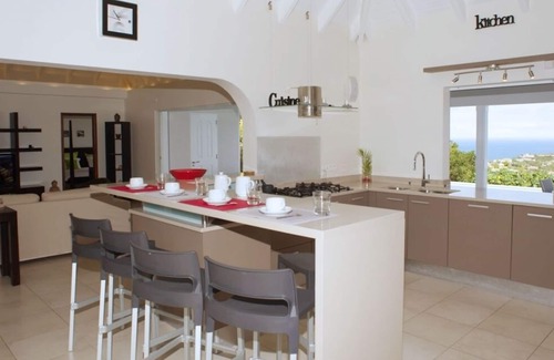 Grand Cul-de-Sac Villa | Villa Au Coeur du Rocher | Ocean View - Located in Fabulous Vitet with Private Pool