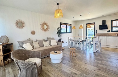 Sainte-Marie-Plage Casa | Villa Bambou, Jolie Maison Neuve à 10 Minutes à Pied de la Plage