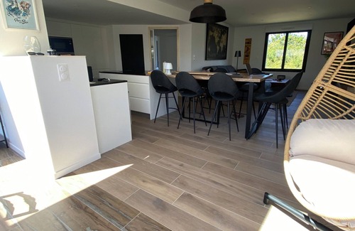 Saint-Mathieu Casa | "villa Bonheur", Maison Contemporaine, Idéale en Famille, à 300m de la Plage
