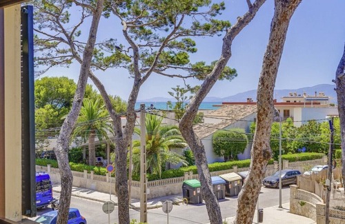 Can Pastilla Villa | Villa "Cala Estancia Mercedes" con vistas al mar, barbacoa, piscina de agua salada y AC