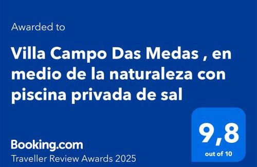 Gondomar Villa | Villa Campo Das Medas , en medio de la naturaleza con piscina privada de sal