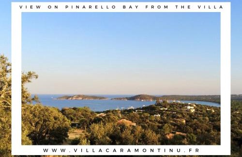 Pinarellu Villa | VILLA CARAMONTINU SERENA à Pinarello, proche plage, vue mer, piscine chauffée