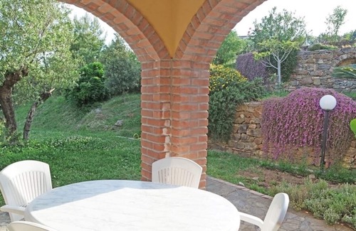 Casal Velino Villa | VILLA REFINADA VISTA AL MAR PARA 6 PERSONAS, WIFI, TERRAZA EXCLUSIVA VISTA AL MAR