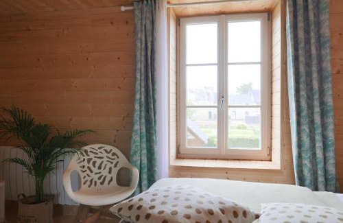 Dragey-Ronthon Apartamento | Villa de la Plage, la baie du Mont-Saint-Michel, sauna