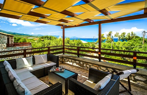 Psarou Villa | Villa de piedra en Zante