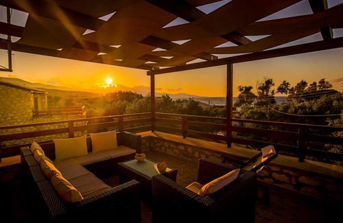 Psarou Villa | Villa de piedra en Zante