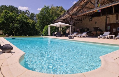 Lavergne Villa | Villa 'Domaine Cassin 47 - Lavergne' con piscina privada, terraza privada y Wi-Fi