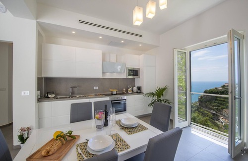 Pogerola Villa | Villa Donna Rachele - Sea View Jacuzzi and Free Parking