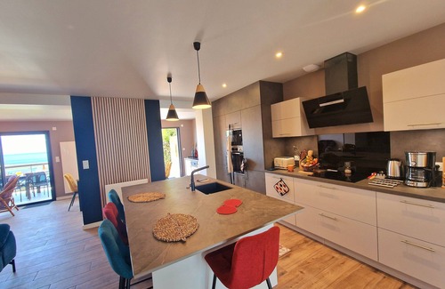 Cleder Casa | Villa du Port, 8 Personnes, Accès Direct à la Plage, vue Panoramique