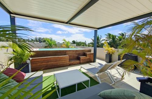 Pereybere Villa | Villa Eden-2 bedrooms with Private Rooftop Terrace & Pool, access to private beachclub, Ki Residences, Pereybère - Managed by KSN