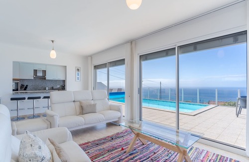 Estreito da Calheta Villa | Villa ElDoMar Piscina Temperada y Barbacoa