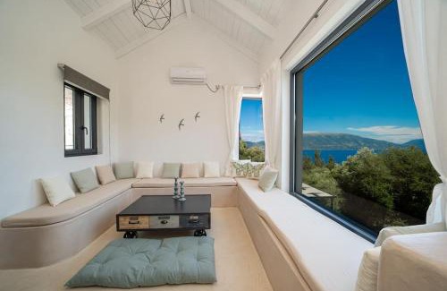 Chalikeri Villa | Villa Elisabeth Sea View Private Pool Fiskardo Kefalonia