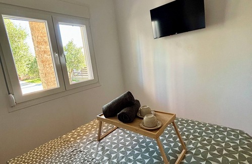 Halkidiki Casa | Villa Eliza: cozy,luxury 2' from the sea with TVs in every room,garden & BBQ