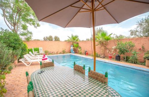 Sidi Abdallah Ghiat Villa | Villa en pleine campagne avec vue sur l'atlas