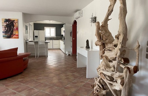 La Crau Casa | Villa 8 personas cerca del mar con piscina, sauna, tenis de mesa, futbolín .....
