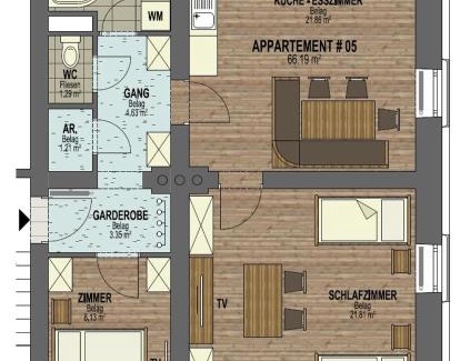 Muerzzuschlag Apartamento | Villa Ganzstein Appartement