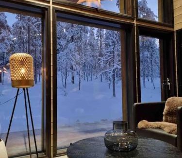 Akaslompolo Chalet De Esquí | Villa Golden Hill Ylläs, Luxury holiday cabin in Lapland