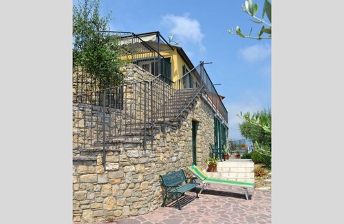 Poggi Villa | Villa "Greta" con vistas al mar, piscina compartida y Wi-Fi