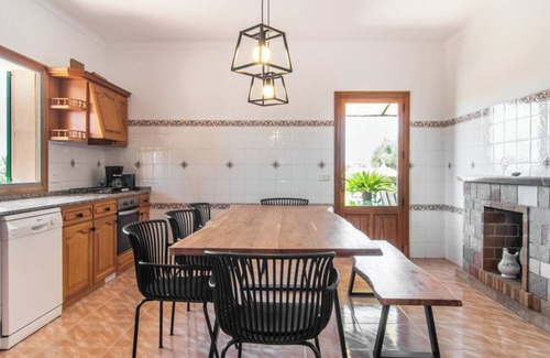 Ses Salines Villa | Villa Hort de Can Rafalet con vistas a la montaña, piscina y Wi-Fi