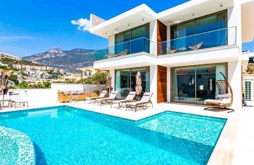 Kalkan Villa | Villa Tymnessos - Villa familiar, piscina privada e impresionantes vistas al mar