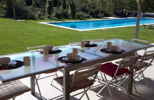 Sales de Llierca Villa | Villa "Idyllic guest wing of villa" con piscina, jardín, terraza, aire acondicionado y Wi-Fi