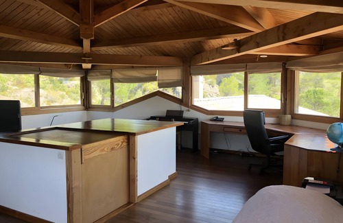 Moureze Villa | Villa 'Dans Site Exceptionnel' con Vista a la Montaña, Wi-Fi y Aire Acondicionado