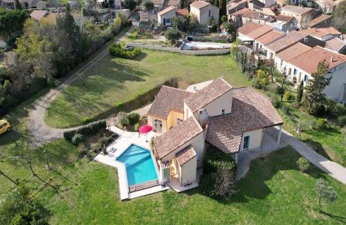 Prades-sur-Vernazobre Casa | Villa in France with Private Pool & Garden