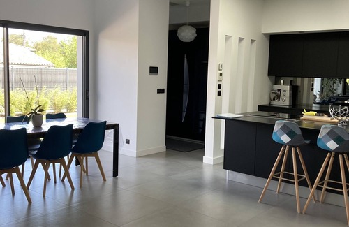 Lanton Casa | Villa piscina cubierta a las puertas de la bahía de Arcachon