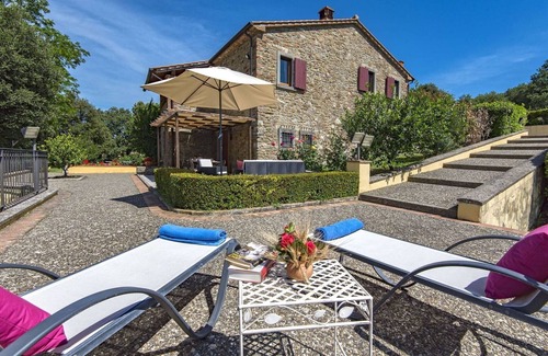 Civitella in Val di Chiana Villa | Villa en Toscana con piscina panorámica